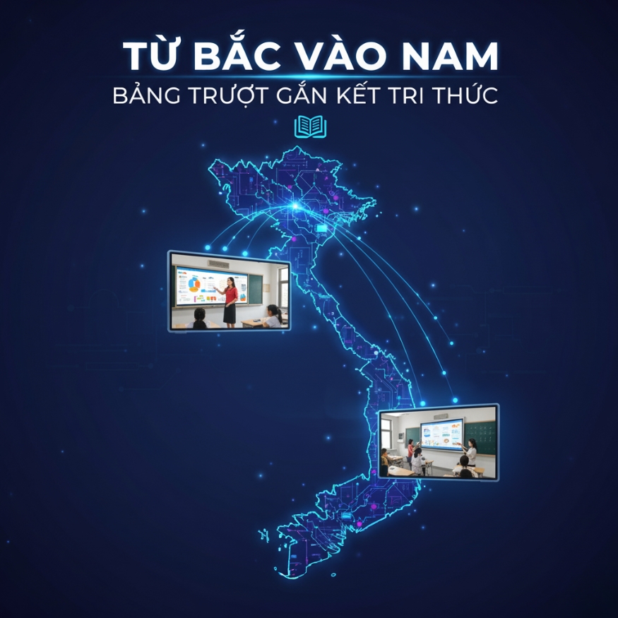 Từ Bắc vào Nam bảng trượt gắn kết tri thức