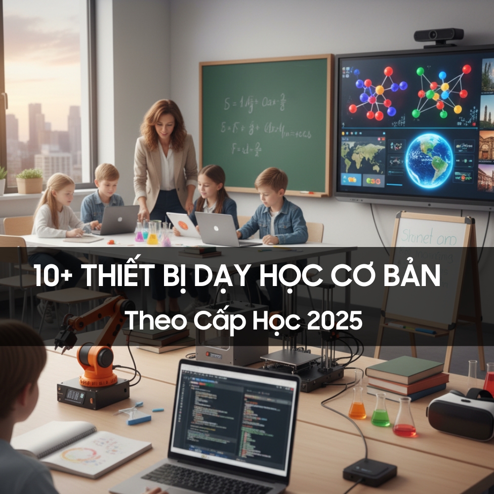 Thiết bị dạy học cơ bản 2025 cho lớp học