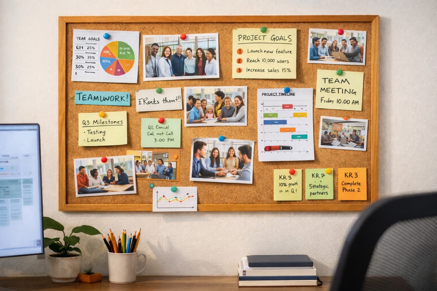 Bảng ghim kỉ niệm văn phòng