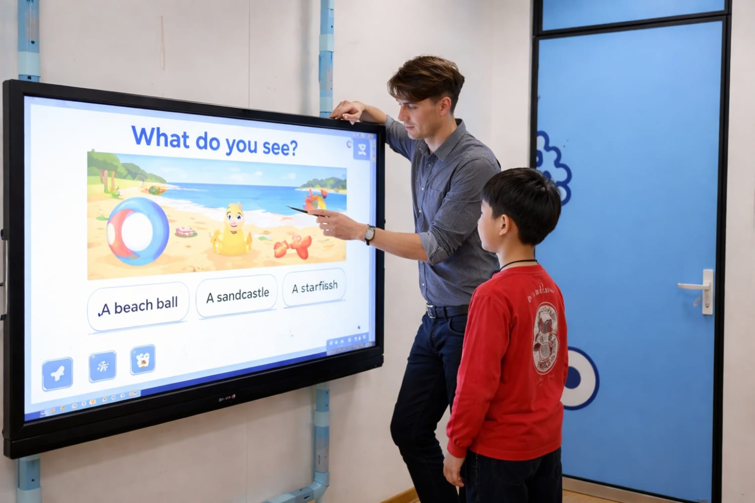 Bảng thông minh dạy tiếng anh cho trung tâm