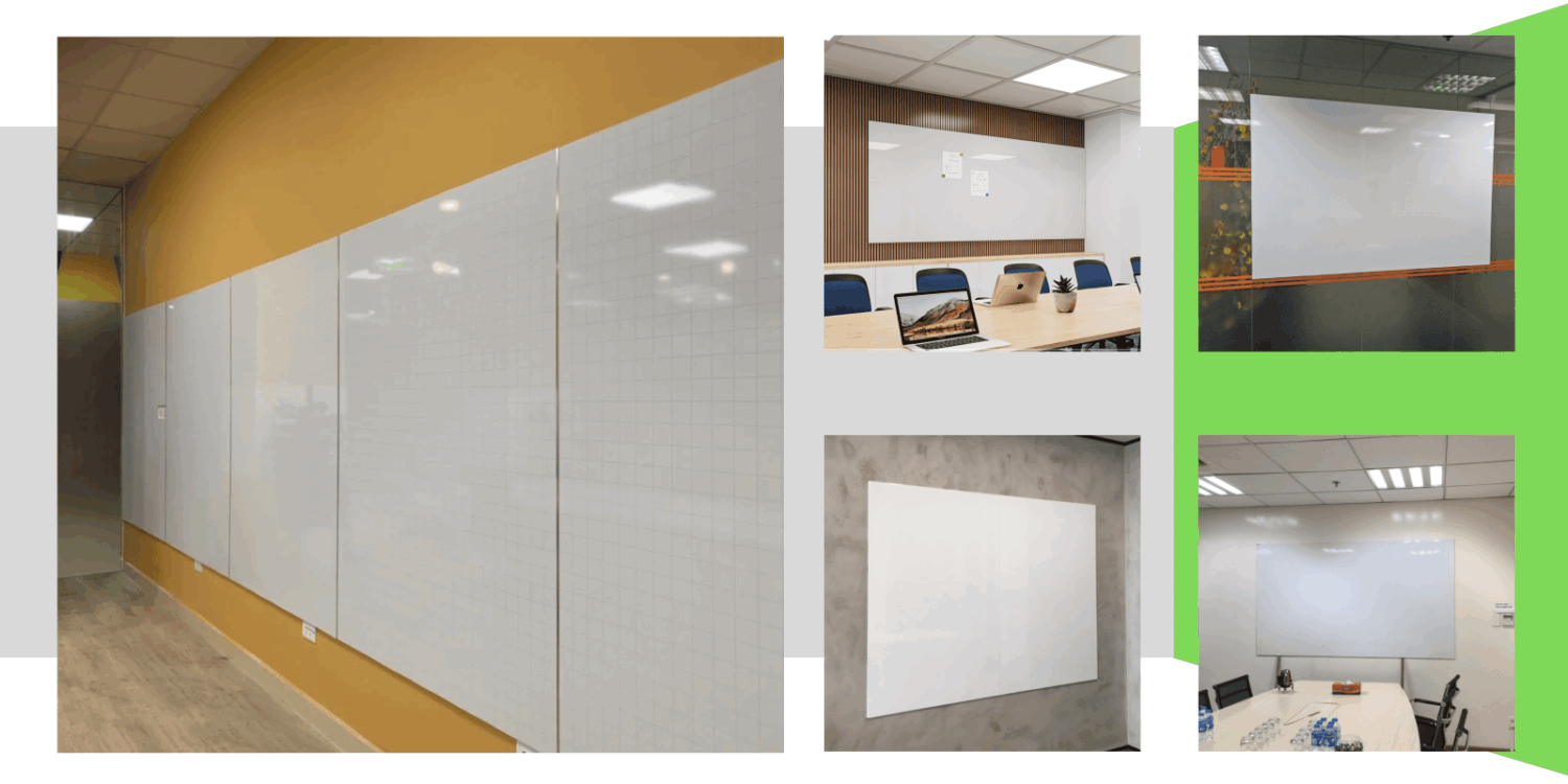 Bảng từ trắng khung air, chìa khoá nâng cao hiệu quả